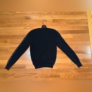 Current Air Los Angeles Pearled Long Sleeve Sweater